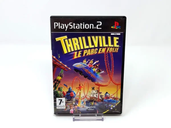 Portada de Thrillville: Le Parc en Folie (FRA) para PlayStation 2, edición PAL Francia, de segunda mano