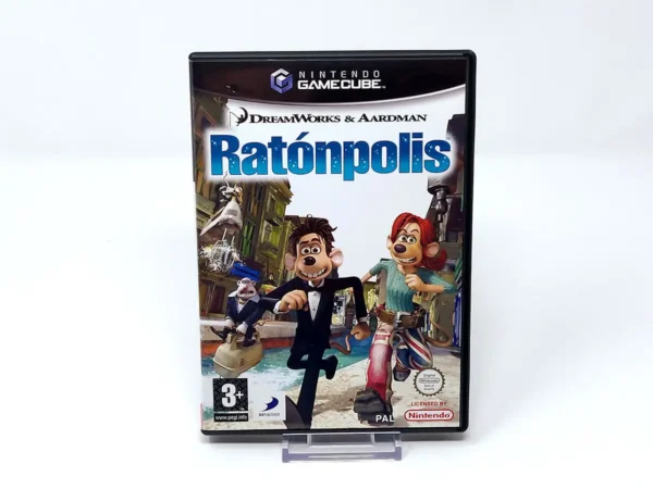 Portada de Ratónpolis (ESP) para Nintendo GameCube, edición PAL España, de segunda mano