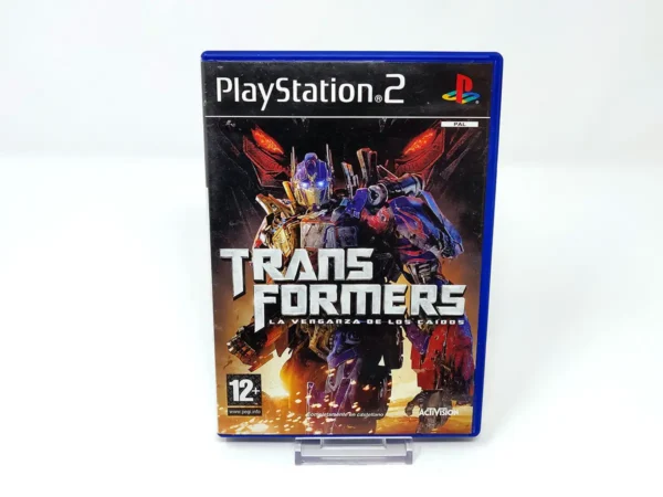 Portada de Transformers: La Venganza de los Caídos (ESP) para PlayStation 2, edición PAL España, de segunda mano