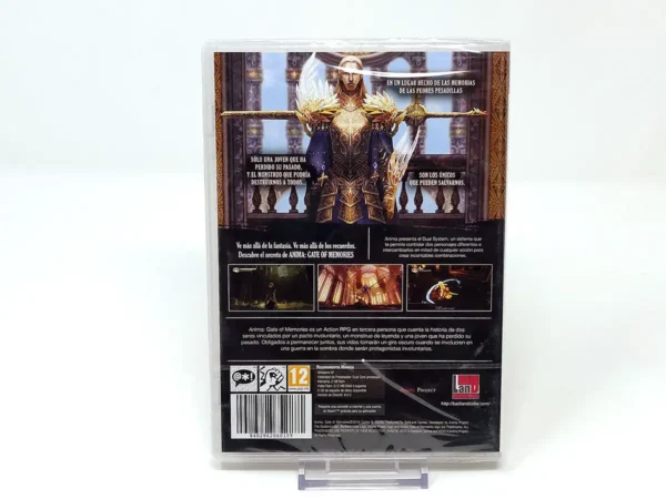 Parte trasera de Anima: Gate of Memories (ESP) (Precintado) para PC, edición PAL España