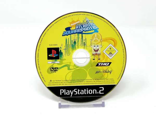 Nickelodeon SpongeBob's Atlantis SquarePantis (EUR) (Disco) para PlayStation 2, edición PAL, de segunda mano