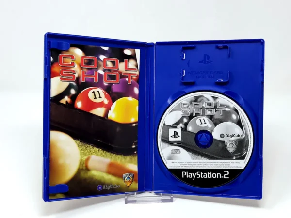 Interior del juego Cool Shot (ESP) para PlayStation 2 con disco y manual
