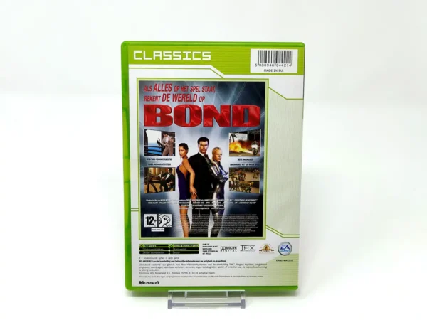 Parte trasera de 007: Everything or Nothing (FRA) (Classics) para XBOX, edición PAL Francia