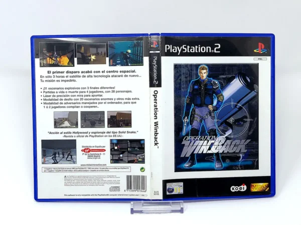 Operation WinBack (ESP) (Versión 1) (Carátula) para PlayStation 2, edición PAL España, de segunda mano