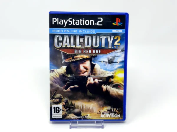 Portada de Call of Duty 2: Big Red One (ESP) para PlayStation 2, edición PAL España, de segunda mano