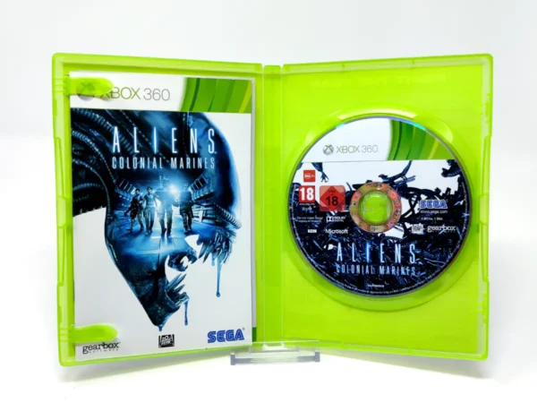 Interior del juego Aliens: Colonial Marines (Limited Edition) (UK) para XBOX 360 con disco y manual