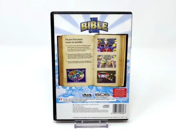 Parte trasera de The Bible Game (FRA) para PlayStation 2, edición PAL Francia