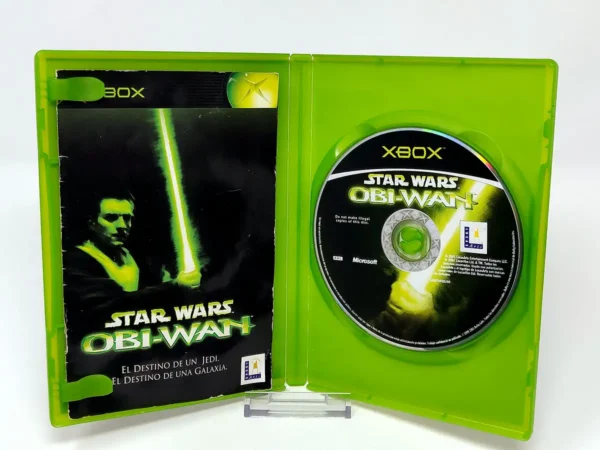 Interior del juego Star Wars: Obi-Wan (ESP) (Rebajado) para XBOX con disco y manual