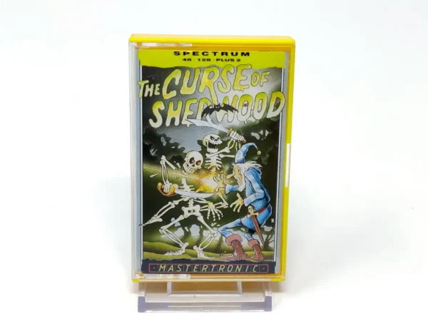 Portada de The Curse of Sherwood (Mastertronic) para Sinclair ZX Spectrum, edición PAL, de segunda mano