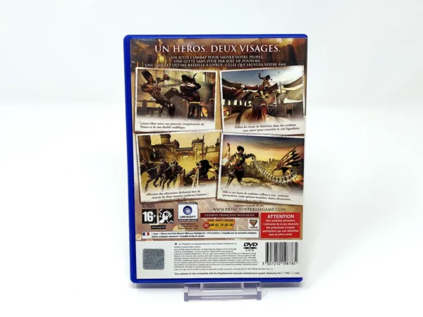 Parte trasera de Prince of Persia: Les Deux Royaumes (FRA) para PlayStation 2, edición PAL Francia