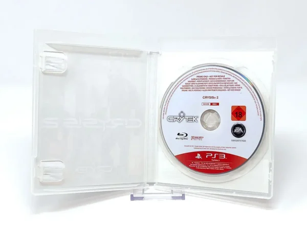 Interior del juego Crysis 2 (ESP) (Promo) para PlayStation 3 con disco y manual