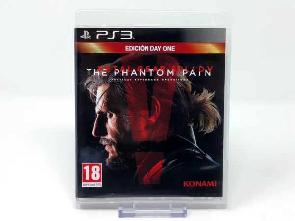 Portada de Metal Gear Solid V: The Phantom Pain (Edición Day One) (ESP) para PlayStation 3, edición PAL España, de segunda mano