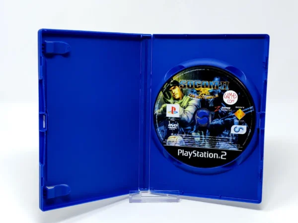 Interior del juego SOCOM II: U.S. Navy SEALs (ESP) (Rebajado) para PlayStation 2 con disco y manual