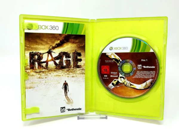 Interior del juego Rage (Anarchy Edition) (ESP) para XBOX 360 con disco y manual
