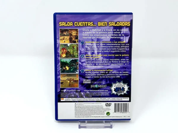Ratchet & Clank 3 (ESP) (Carátula) para PlayStation 2, edición PAL España, de segunda mano