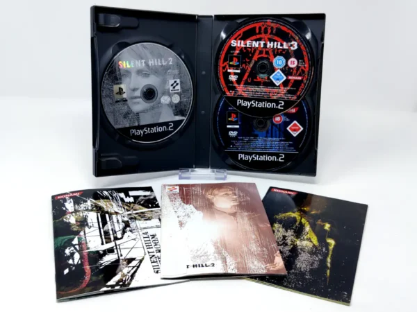Lateral de la caja de The Silent Hill 2 Collection (ESP) (Rebajado) para PlayStation 2