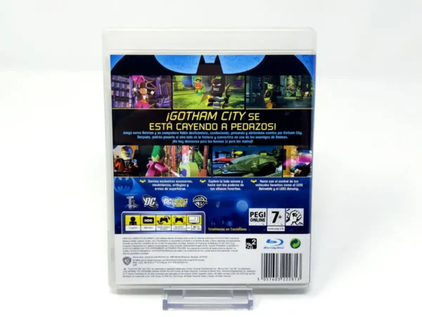 Parte trasera de LEGO Batman: El Videojuego (ESP) para PlayStation 3, edición PAL España