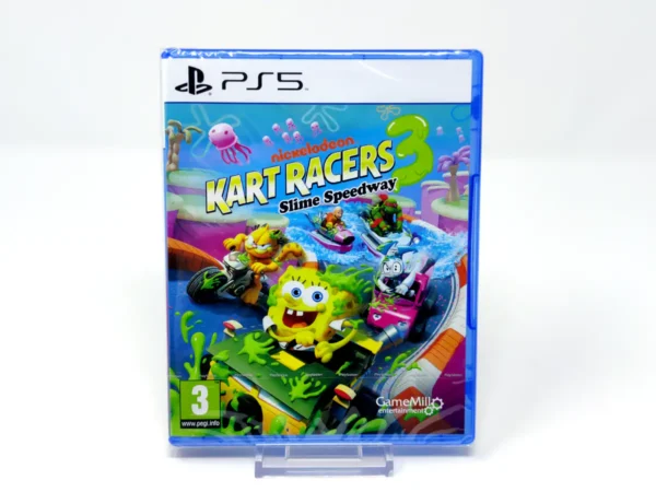 Portada de Nickelodeon Kart Racers 3: Slime Speedway (ESP) (Precintado) para PlayStation 5, edición PAL España, nuevo