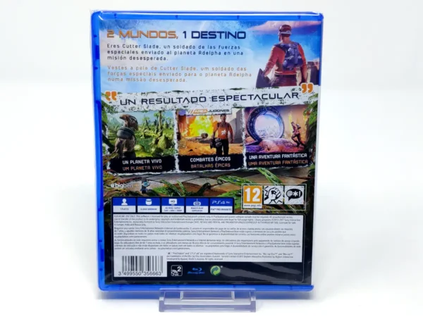 Parte trasera de Outcast: Second Contact (ESP) (Precintado) para PlayStation 4, edición PAL España