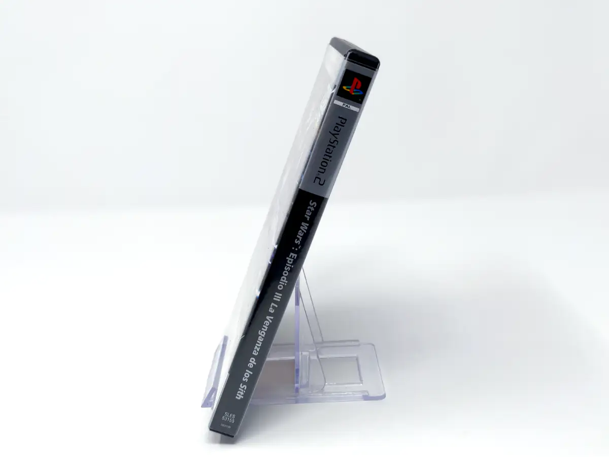 Lateral de la caja de Star Wars: Episodio III - La Venganza de los Sith (ESP) (Platinum) (Rebajado) para PlayStation 2