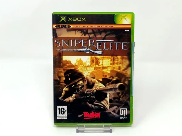 Portada de Sniper Elite (ESP) para XBOX, edición PAL España, de segunda mano
