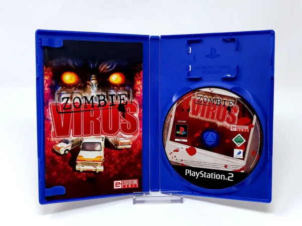 Lateral de la caja de Zombie Virus (ESP) para PlayStation 2