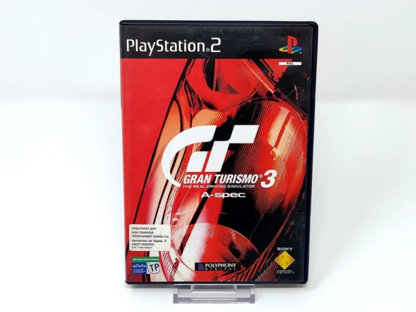 Portada de Gran Turismo 3: A-Spec (ESP) (Rebajado) para PlayStation 2, edición PAL España, de segunda mano