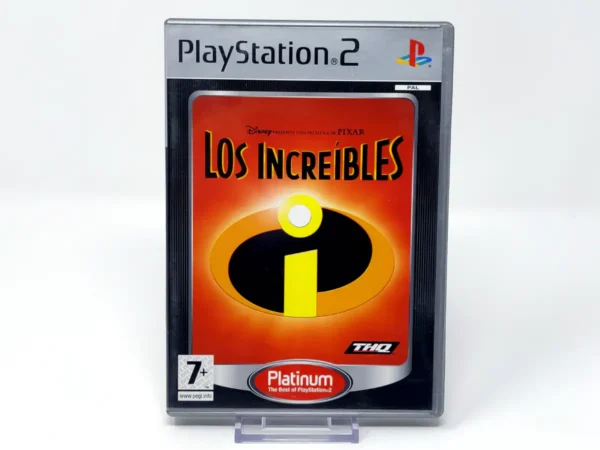 Portada de Disney/Pixar Los Increíbles (ESP) (Platinum) (v2) para PlayStation 2, edición PAL España, de segunda mano