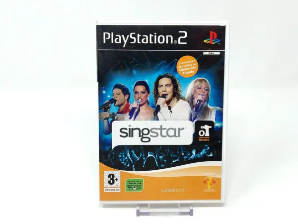 Portada de SingStar Operación Triunfo (ESP) (Rebajado) para PlayStation 2, edición PAL España, de segunda mano
