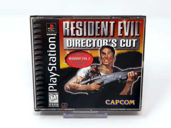 Portada de Resident Evil: Director's Cut (USA) para PlayStation 1, edición NTSC USA, de segunda mano