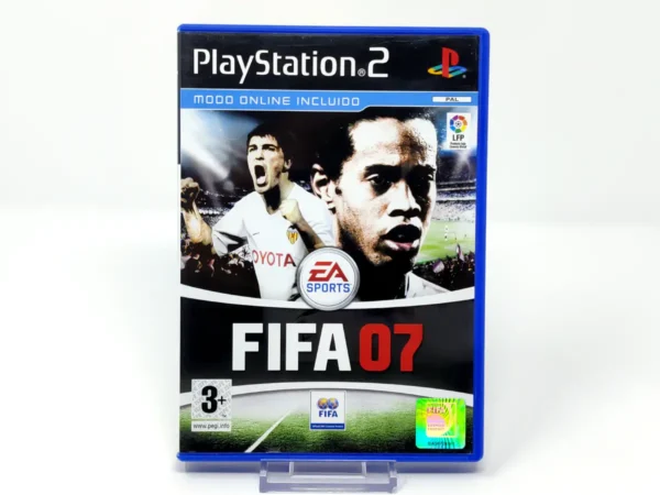 Portada de FIFA 07 (ESP) (v2) para PlayStation 2, edición PAL España, de segunda mano