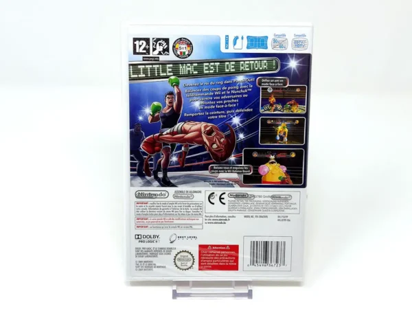Parte trasera de Punch-Out!! (FRA) (Precintado) para Nintendo Wii, edición PAL Francia