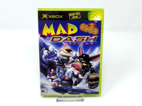 Portada de Mad Dash Racing (UK) para XBOX, edición PAL España, de segunda mano
