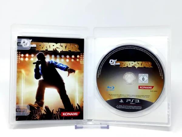 Interior del juego Def Jam: Rapstar (ESP) para PlayStation 3 con disco y manual