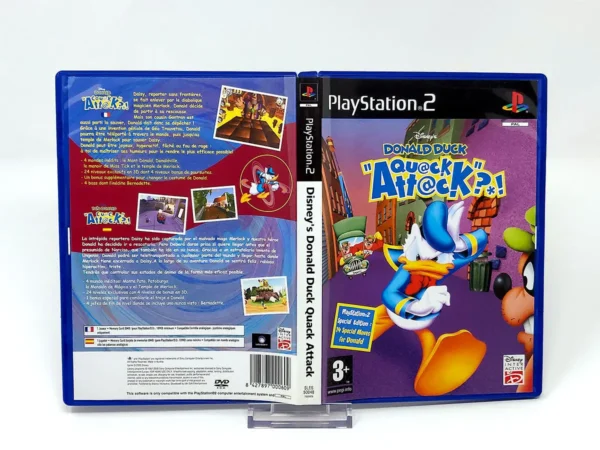 Disney's Donald Duck: Quack Attack (ESP) (v2) (Carátula) para PlayStation 2, edición PAL España, de segunda mano