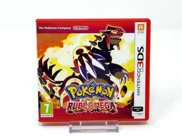 Portada de Pokemon Rubí Omega (ESP) para Nintendo 3DS, edición PAL España, de segunda mano