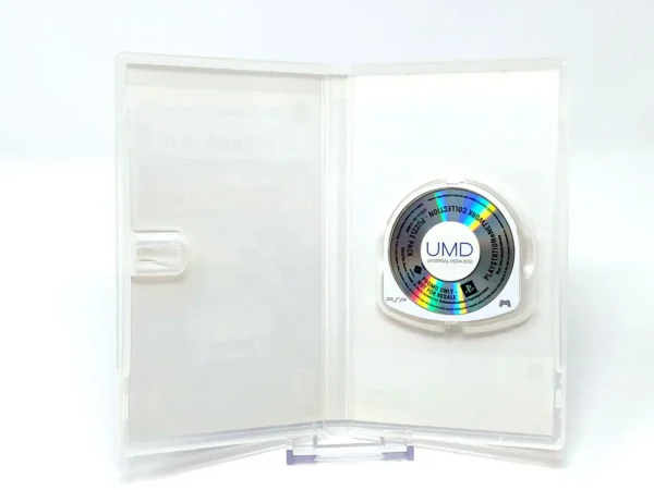Interior del juego PlayStation Network Collection: Puzzle Pack (FRA) (Promo) para PSP con disco y manual