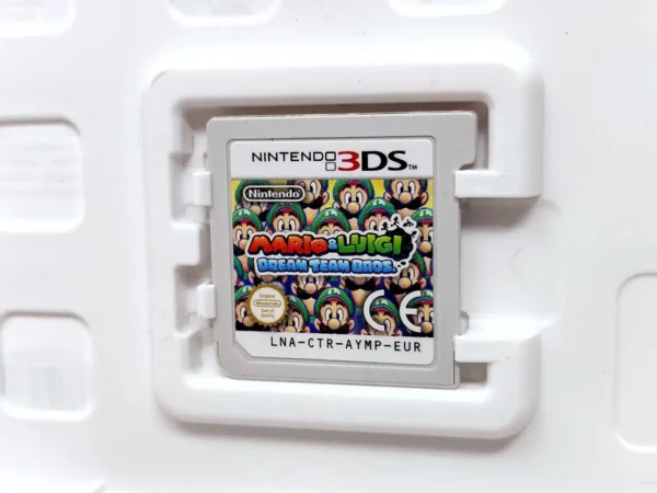 Lateral de la caja de Mario & Luigi: Dream Team Bros. (ESP) para Nintendo 3DS