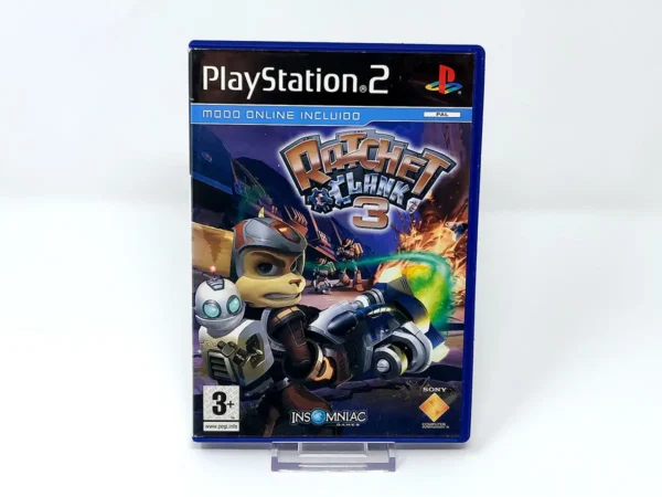 Ratchet & Clank 3 (ESP) (Carátula) para PlayStation 2, edición PAL España, de segunda mano