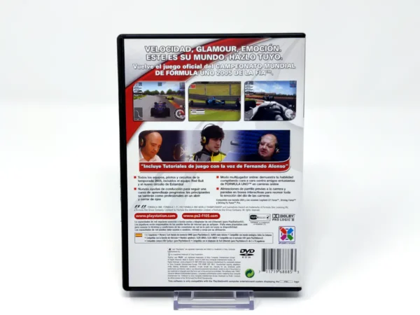Parte trasera de Formula One 05 (ESP) (v2) (Rebajado) para PlayStation 2, edición PAL España