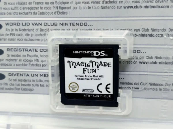 Lateral de la caja de Magia en Acción (ESP) (Rebajado) para Nintendo DS