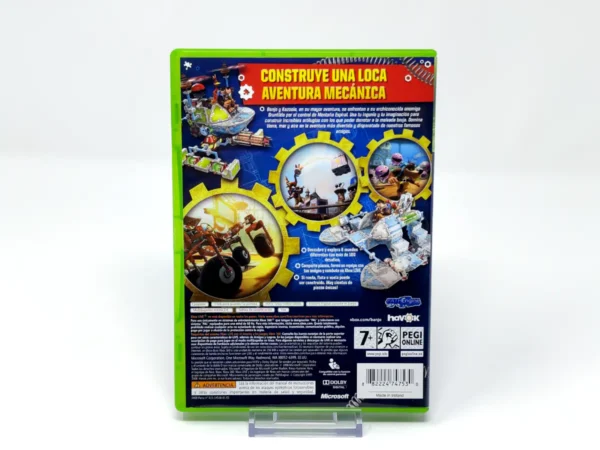Parte trasera de Banjo-Kazooie: Baches y Cachivaches (ESP) para XBOX 360, edición PAL España