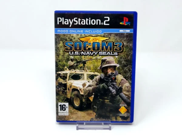 Portada de SOCOM 3: U.S. Navy SEALs (ESP) para PlayStation 2, edición PAL España, de segunda mano