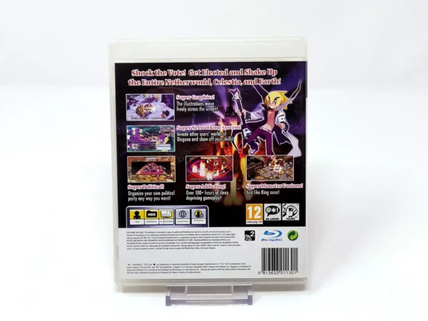 Parte trasera de Disgaea 4: A Promise Unforgotten (UK) para PlayStation 3, edición PAL UK