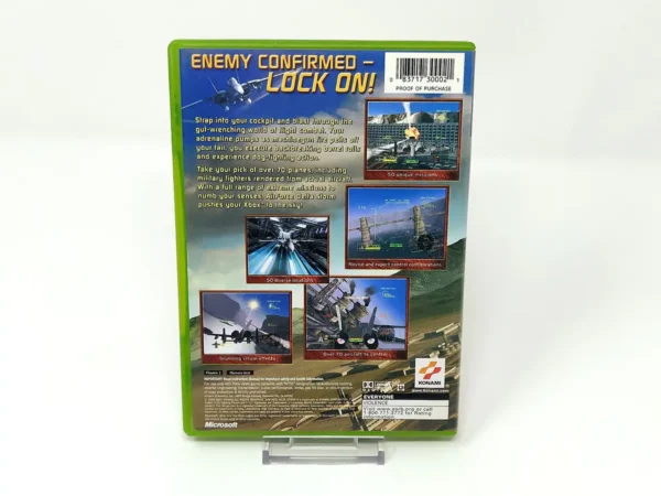 Parte trasera de AirForce Delta Storm (USA) para XBOX, edición NTSC USA