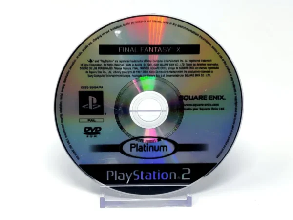 Final Fantasy X (ESP) (Platinum) (Disco) para PlayStation 2, edición PAL España, de segunda mano