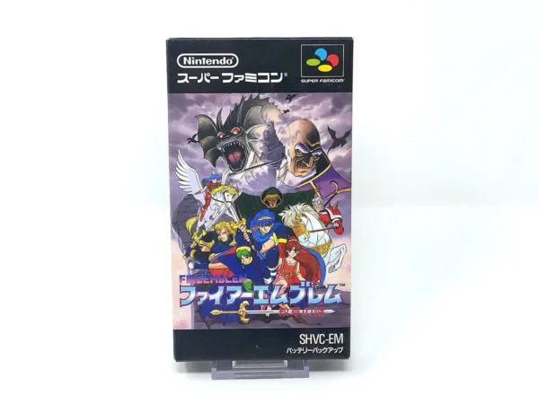 Portada de Fire Emblem: Monshou no Nazo (JAP) para Nintendo SNES, edición NTSC Japón, de segunda mano
