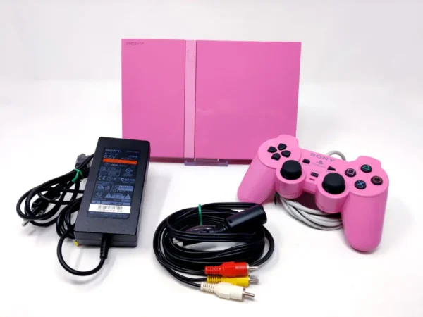 Sony Playstation 2 Slim Pink (Consola) para PlayStation 2, edición PAL España, de segunda mano