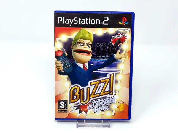 Portada de Buzz! El Gran Reto (ESP) (Promo) para PlayStation 2, edición PAL España, de segunda mano