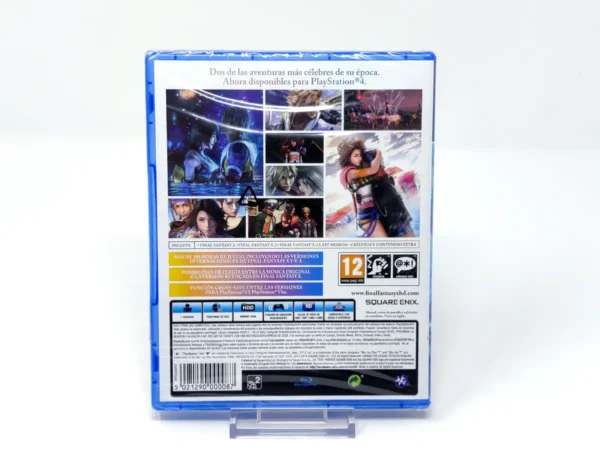 Parte trasera de Final Fantasy X | X-2: HD Remaster (ESP) (Precintado) para PlayStation 4, edición PAL España